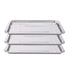 Stainless Steel Tray, 3 Pack 13 1/2" x 10" Dental Body Piercing Instrument Tool Flat Supplies