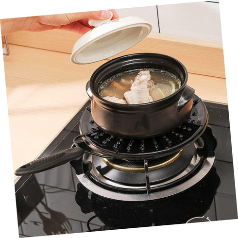 Alipis Heat Diffuser Induction Adapter Plate Enamel Cooking Converter Disk for Gas and Electric Stoves Easy to Use