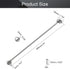 MroMax 2Pcs Cabin Hook and Eye Latch 16" Window Privacy Swivel Hooks Stainless Steel 400mm Gate Door Latches for Home Cabinet Window Kitchen Sliding Or Barn Doors with Mounting Screws Silver by MroMax