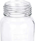 3 Pack 1000 mL Wide Mouth Graduated Round Reagent Media/Storage Lab Glass Bottle with GL80 Orange Cap
