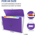 Expanding File Folder, 13 Pockets Accordion File Holder Organizer for A4 Letter Size Paper, Document Receipt Organizer