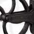 6.75 Inch Rustic State Halat Cast Iron Vintage Industrial Wheel Farmhouse Wall Mount Pulley Diameter for Custom Make