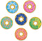CTP Mid-Century Mod Donuts 3" Designer Cut-Outs, Set of 36 Accents, 6 Designs, 3" Each