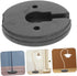 2pcs MERRYHAPY Heavy-duty Iron Lamp Base Weight Blocks Compact Round Chassis for Desk and Floor Lamps Decorative