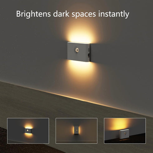 Portable Magnetic Motion Sensor Night Light - Rechargeable & Energy Efficient