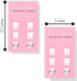 Lashicorn 50 Pack 2x3.5" inch Teeth Whitening Loyalty Reward Cards | | Size Business Card | Matches Teeth Whitening