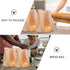 100pcs Packaging, ERINGOGO Kraft Paper Bakery Bags with Window for Sandwich Cookies and Bread Loaf Food-grade