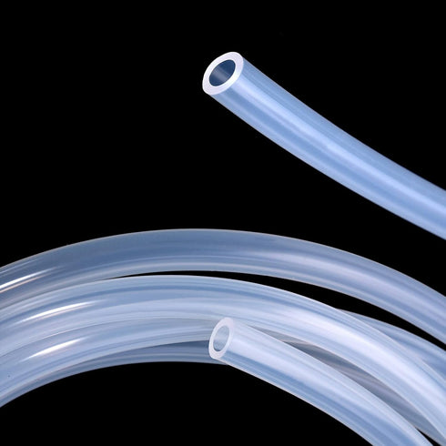 ABIGABETH 1/4" 3/8" 50 Food Grade Silicon Tubing Hose - ID x OD Feet High Temp Pure Silicone Hose, Flexible Silicone