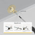 COOLHOOD 2Pcs Drawer Pulls Brass Dressers Knob Cupboard Handle Modern Furniture Handle Round Stripe Bedside Cabinet