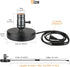 Vintage Table Lamp Base Only, Mini Basic Edison Light Bulb Stand, E26 E27 Short Desk Lamps for Small Spaces with 5.75'