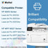 MxVol Compatible 30X 30A Toner Cartridge Replacement for HP CF230A CF230X for HP Laserjet Pro M203dw (2-Pack)