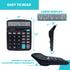 LICHAMP Desk Calculators, 6 Bulk Pack, Big Buttons and Large Display, 12 Digit Solar Power with AA Battery