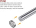 HARFINGTON 2pcs Aluminum Alloy Shaft Collar Set Screw, 14mm Bore, 24mm OD for Wheel Barrow Axle, CNC Machine Tools