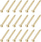 Small Nails (1.5x15mm) 50pcs, Brass Tiny Hardware Nails for Household Woodworking, Brass Tone