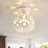 7 White Mini Semi Flush Mount Ceiling Light Hallway Lights Modern Small