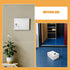 2PCS Mailbox NUOBESTY Wall Mounted Milk Box Dairy Container Holder Waterproof Milk Bottle Case Plastic Outdoor Key Lock
