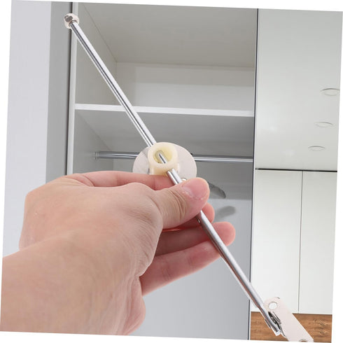 6pcs Uonlytech Cabinet Support Rods Durable Iron Hinge Connectors for Bedside Cabinets Elegant Design for Smooth