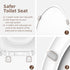 Elongated Toilet Seat, Slow Close Quick-Release Hinges, Heavy Duty Soft Close, Oval(Oblong) Toilet Seat For Elongated