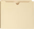 Smead File Jacket, Reinforced Straight-Cut Tab, 1" Expansion, Letter Size, Manila, 50 per Box