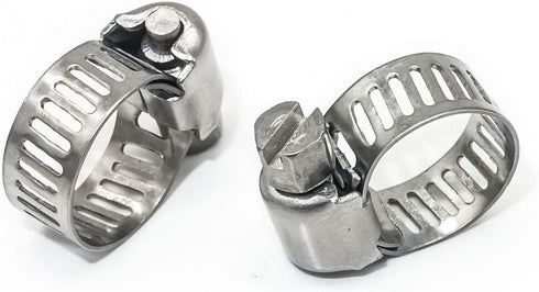 Adjustable Stainless Steel Worm Gear Hose Clamps, 6-12mm
