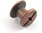 LQ Industrial 120pcs Chicago Screw Slotted Philip Head Binding Screws, 5x6mm Red Bronze for DIY Leather Craft