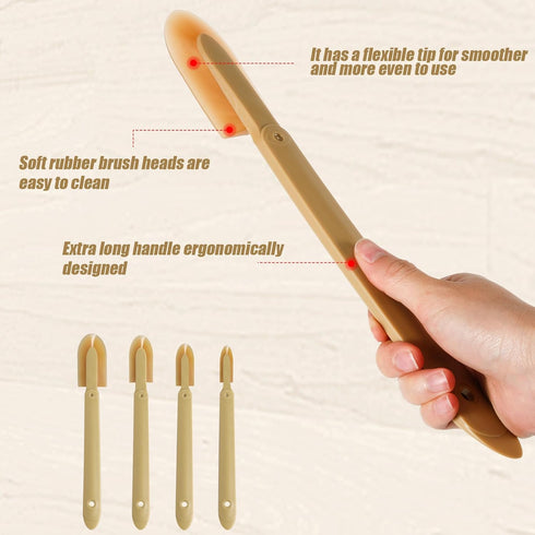8pcs Rubber Caulking Tool, Reusable Sealant Spatula Spreader Set for Tiles, Brick, Kitchen, and Bathroom