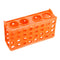 uxcell 80-Well Tube Rack, Polypropylene, Orange for 0.5ml, 1.5ml, 1.8ml, 10ml, 15ml, 50ml