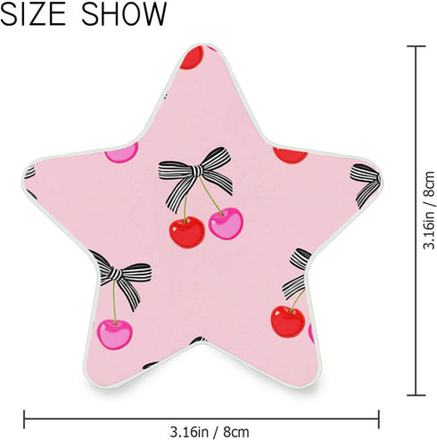 Burbuja 0.2W Cherry with Bows LED Night Light Plug into Wall Star-Shaped Nightlight Dusk to Dawn Auto Sensor