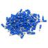 Baomain 0.11" Insulated Spade Connectors, 16-14 AWG Quick Disconnect Electrical Wire Connectors, Blue (200-Pack)