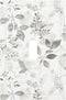 White Gray Eucalyptus Leaf Floral 1 Gang Light Switch Plate Cover for Electrical Switchplate Home Decor