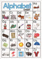 SANTSUN 26 Alphabet Educational Preschool Poster for Toddler and Kid, School Decorations for Kindergarten
