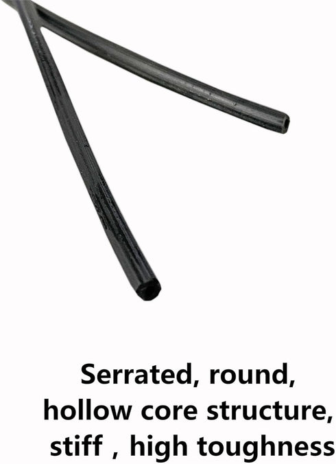 FLYZZZ Window Screen Spline, 0.175" x 100' Round Black Retainer Spline for Window Screen Repair