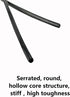 FLYZZZ Window Screen Spline, 0.175" x 100' Round Black Retainer Spline for Window Screen Repair