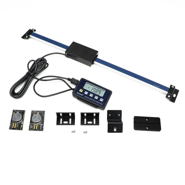 Digital Readout Linear 0-300mm/12" Magnetic Linear Scale Large LCD Readout for Milling Machine