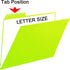 Youngever 10 Pack Plastic Tab Folders, Heavy Duty Plastic Tab Folder in 5 Colors