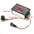 PWM DC Motor Speed Controller, 6-60V Power Regulator 30A with LED Display, Adjustable Speed Time