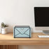 Modern Mail Holder for Home Office, Metal Letter Organizer Sorter for Desk, Bill Filling Paper Document Rack, Envelope