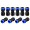 14mm Quick Fitting, 10Pcs 35/64” OD Push to Connect Pipe Tube Straight Pneumatic Air Line Connector