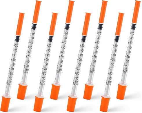 Acebiorin 1ML Syringe with 31G 5/16" (8MM) Needle 100PACK, Lab Supplies, Individually Packaged