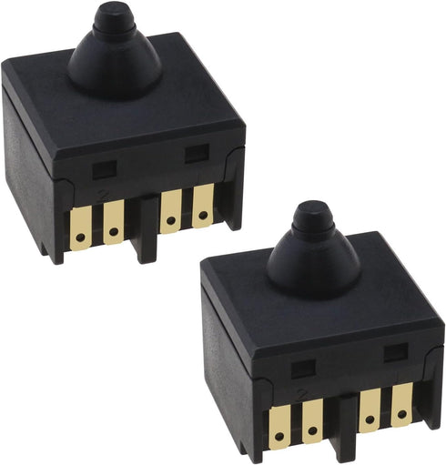 2PCS Angle Grinder Switch for 100mm 4" Push Button Power Switch Replacement Handheld Tool Accessories