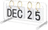 Cosmos Desk Flip Calendar Perpetual Desk Date Calendar Ring Flip Daily Block Calendar