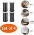 HJYCLFAZU Pack 4 15 cm) SpeeSy of Adjustable Furniture feet, Metal Table Legs, Stainless Steel Cabinet Base feet for TV