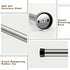 Long Stainless Steel Door Stops, 8 Inch Commercial Doorstop, Wall Mounted Heavy Duty Door Holder with Mute Rubber Tip