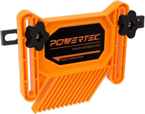 POWERTEC Universal Featherboard for Table Saw, Router Table, Woodworking Tools & Accessories