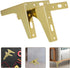 2pcs VILLCASE Metal Furniture Legs Titanium Triangle Feet Stable Cabinet Sofa Chair Replacements with Floor-Protective