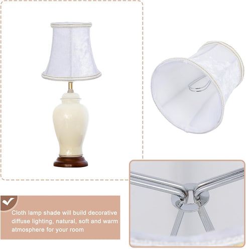 1pc Hemobllo Fashionable Crafted Lamp Shade Decorative Light Cover for Table Floor Bedside Lamps Chandelier Accessories