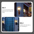 4pcs 1: 12 Housoutil Dollhouse LED Wall Sconces, Scale Wall Lamp, Miniature Vintage Dollhouse Wall Lamp for DIY