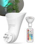 BrightArk Plug in GU10 Wall Uplighter Lamp with Timer & Memory Function, Spotlights