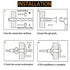 Hollow-Wall Anchors, Drywall Anchor Kit with Screws, Self-Drilling Hollow Wall Anchor, 50pcs