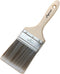 Flat Paint Brush, Soft Bristle 3 inch Wide Wooden Stain Brush for Walls, Furniture, Chalk, and Fence